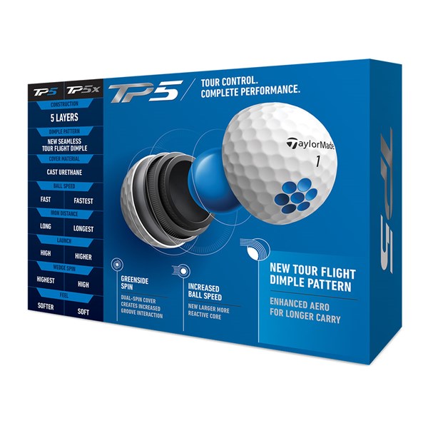 TaylorMade TP5 Golf Balls (12 Balls) - Golfonline