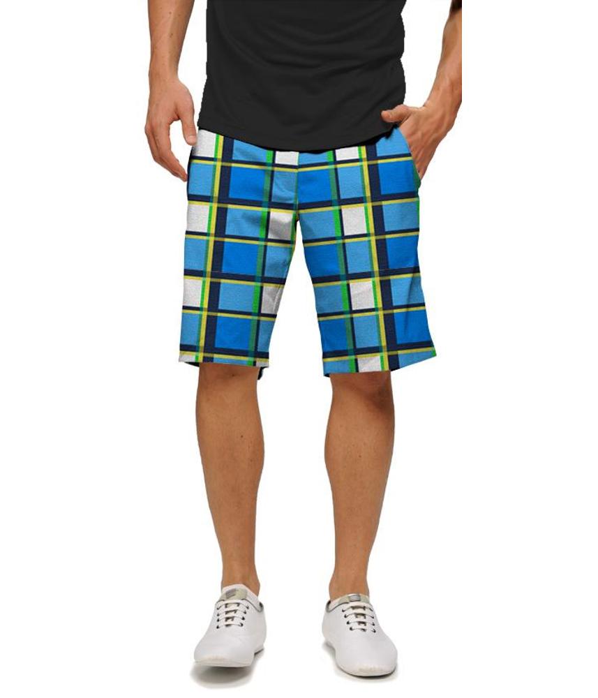 LOUDMOUTH Mens Blueberry Pie Golf Shorts