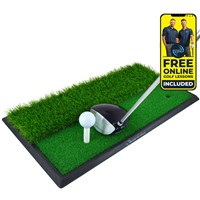 Me And My Golf Dual Turf Mat - Includes Instructional Training Videos