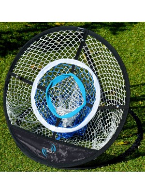 Me And My Golf 3 Ringed Chipping Net - Includes Instructional Training Videos