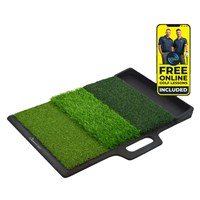 Me And My Golf Tri-Turf Mat - Includes Instructional Training Videos