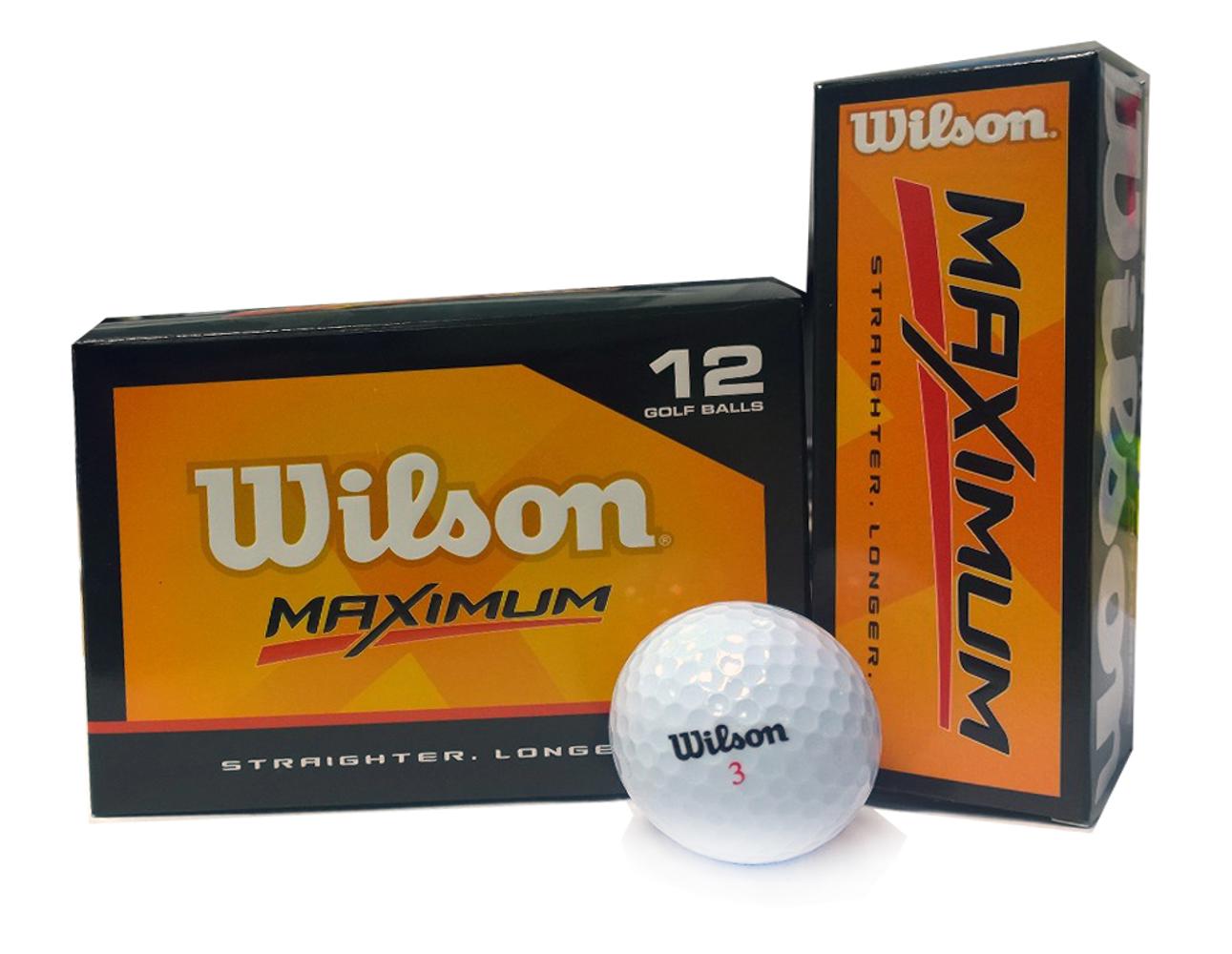Wilson Maximum Distance Golf Balls (12 Balls)