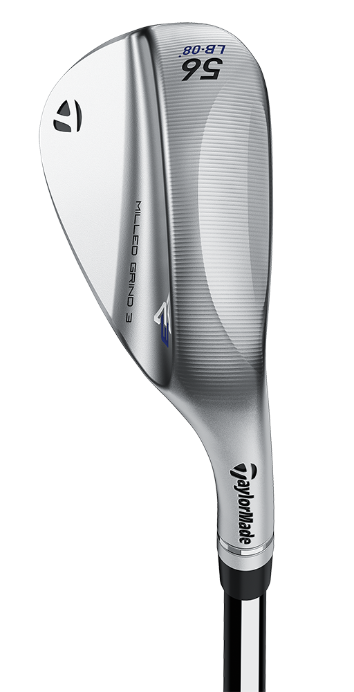 TaylorMade Milled Grind 3 Satin Raw Chrome Wedge - Golfonline