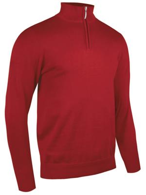 Glenmuir Mens Devon Zip Neck Sweater