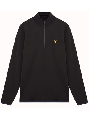 Lyle and Scott Mens Tech 1/4 Zip Midlayer Pullover