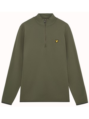 Lyle and Scott Mens Tech 1/4 Zip Midlayer Pullover