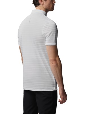 Castore Mens Pique Stripe Short Sleeve Polo Shirt