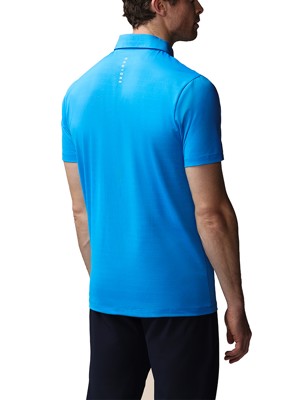 Castore Mens Striped Short Sleeve Golf Polo Shirt