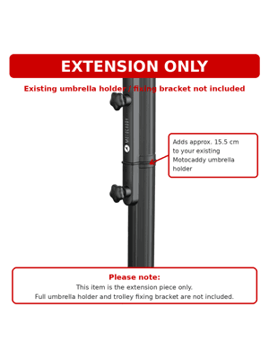 Motocaddy Umbrella Holder Extension