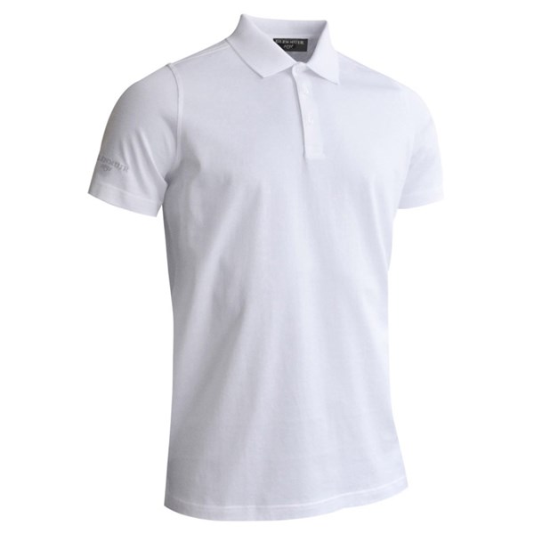 Glenmuir Mens Plain Mercerized Short Sleeve Polo Shirt