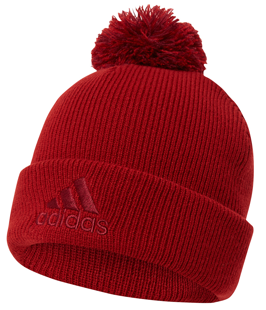 red bobble hat uk