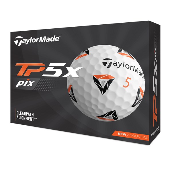 TaylorMade TP5x Pix Golf Balls (12 Balls)