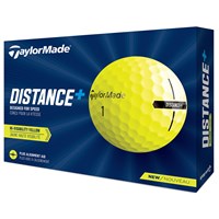 TaylorMade Distance Plus Yellow Golf Balls