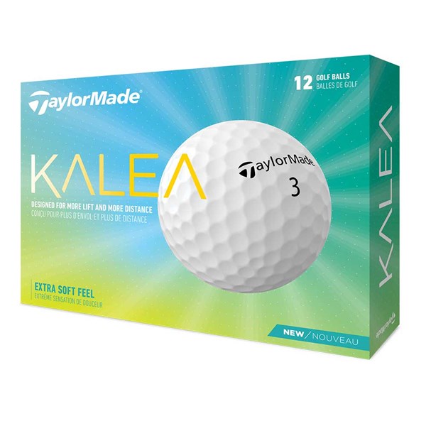 TaylorMade Ladies Kalea White Golf Balls (12 Balls)