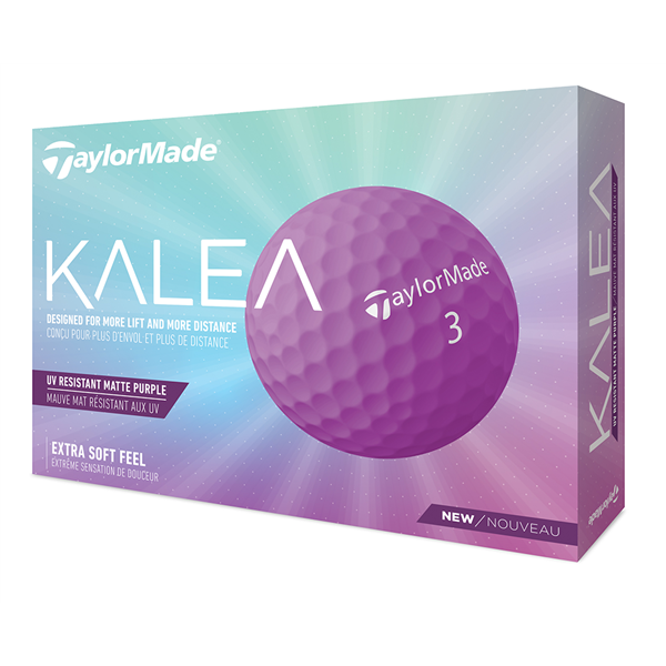 TaylorMade Ladies Kalea Matte Purple Golf Balls (12 Balls)