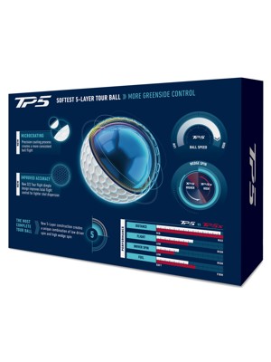 TaylorMade TP5 Golf Balls (72 Balls) 2026