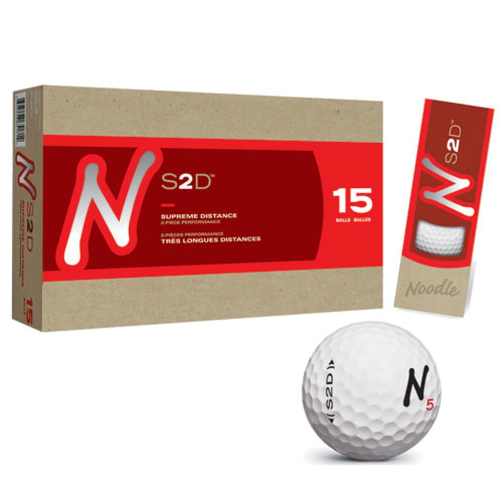 Maxfli Noodle N Series S2 Distance Golf Balls 15 Balls