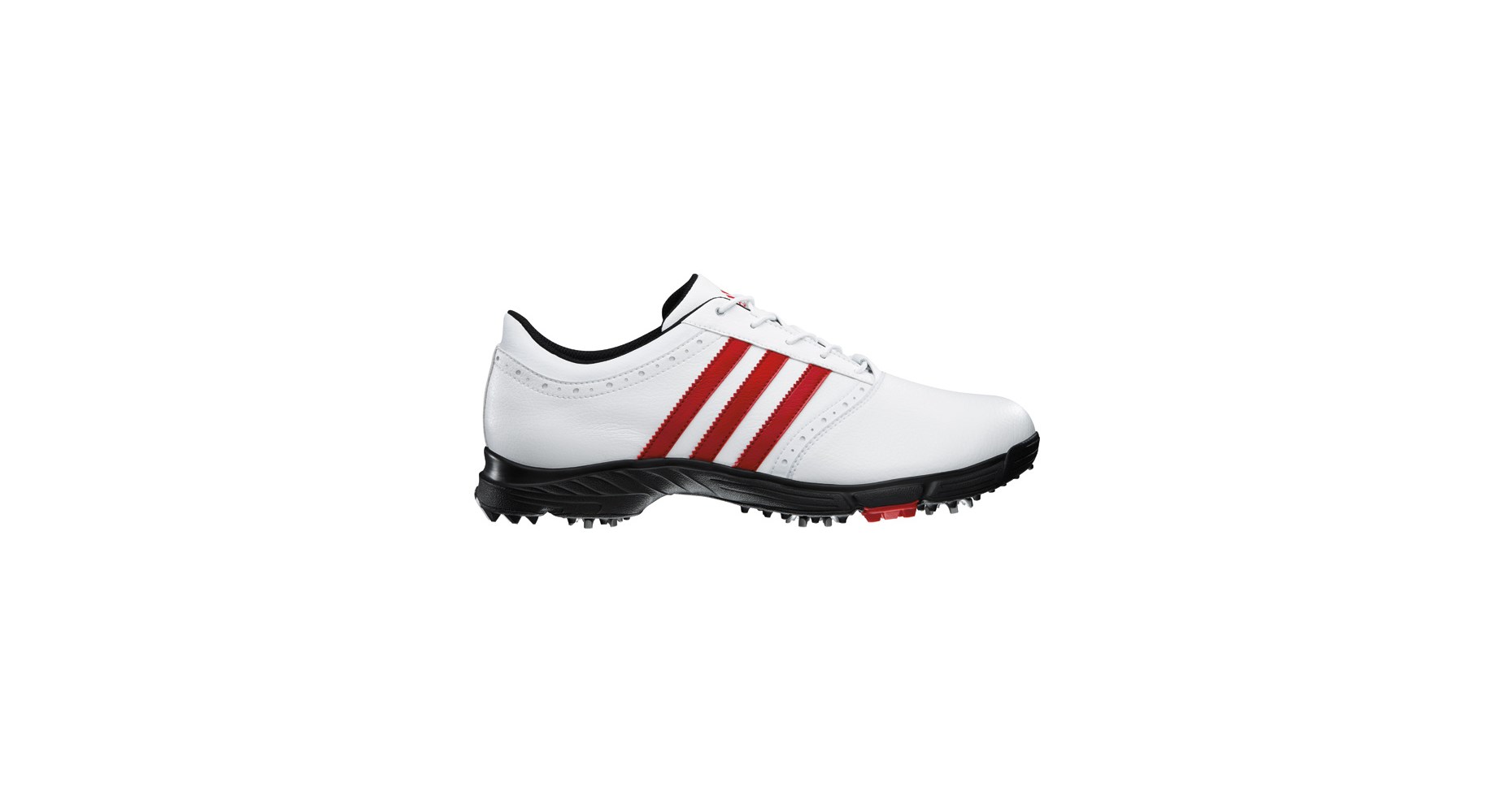 adidas Golflite 5 Golf Shoes (White/Red)