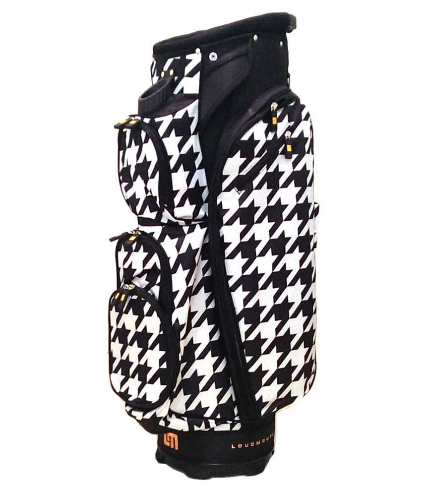 LOUDMOUTH Oakmont Houndstooth Cart Bag