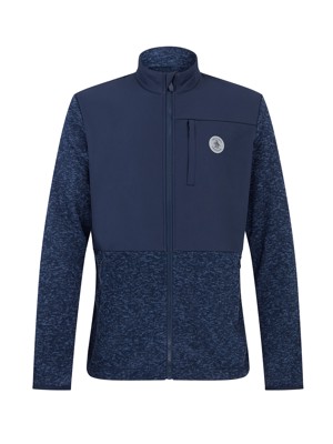Original Penguin Mens Full Zip 90s Colour Block Fleece Jacket