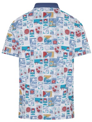 Original Penguin Mens Pete's Stamp Roadmap Polo Shirt - SALE