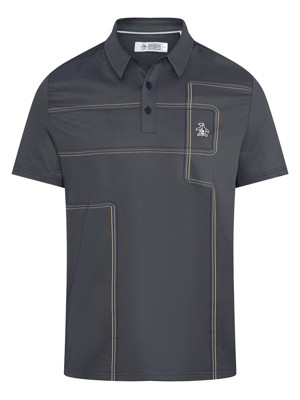 Original Penguin Mens Snow Tracks All Over Print Polo Shirt - SALE