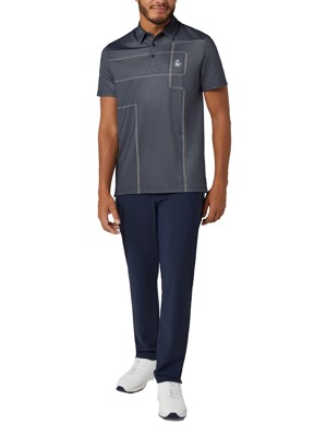 Original Penguin Mens Snow Tracks All Over Print Polo Shirt - SALE