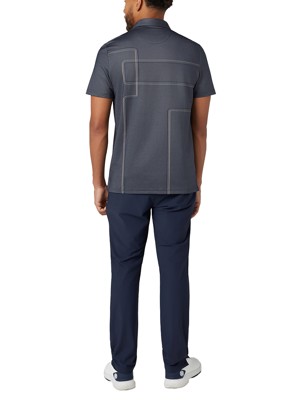 Original Penguin Mens Snow Tracks All Over Print Polo Shirt - SALE