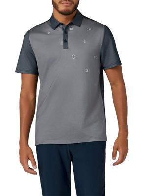 Original Penguin Mens Original 50's Block Polo Shirt - SALE