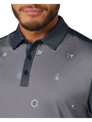 Original Penguin Mens Original 50's Block Polo Shirt - SALE