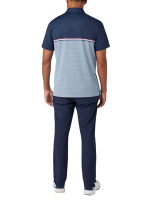 Original Penguin Mens Colour Block P Print Polo Shirt - SALE