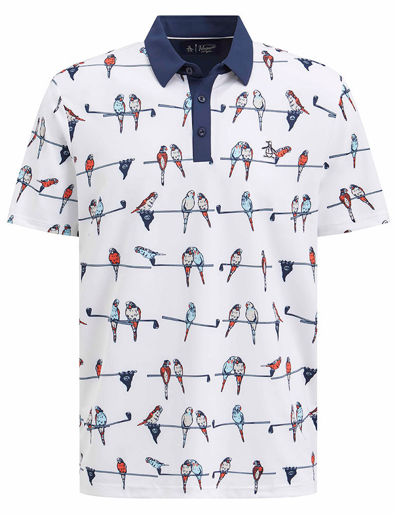 Original Penguin Mens Bird on a Wire Polo Shirt