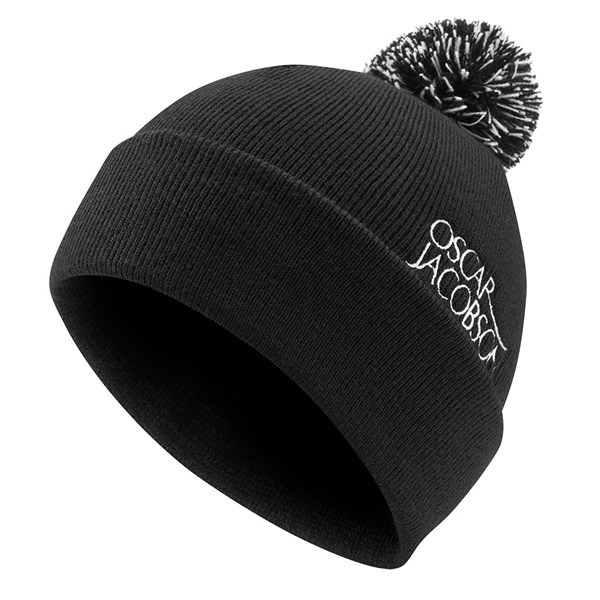 ojhat0004 knitted hat ii black