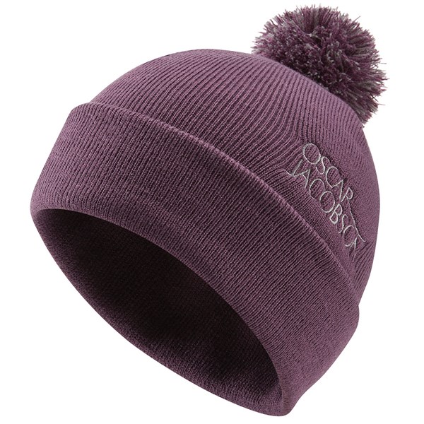 Oscar Jacobson Mens Knitted Beanie Hat