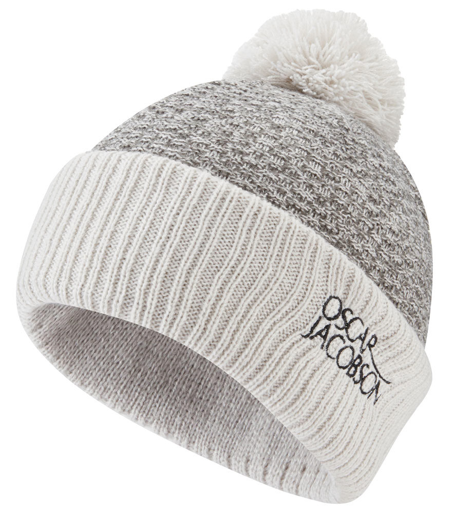 Oscar Jacobson Mens Tammis Knitted Bobble Hat