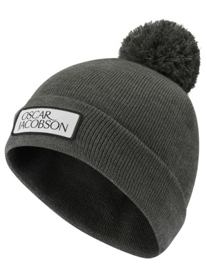 Oscar Jacobson Mens Knitted Bobble Hat III