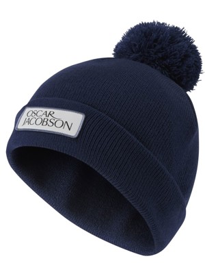 Oscar Jacobson Mens Knitted Bobble Hat III