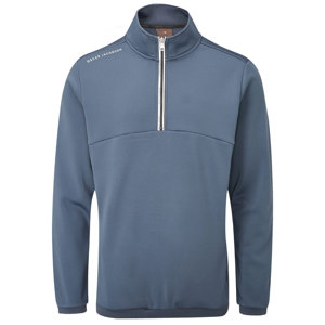 Oscar Jacobson Mens Longton Zip Neck Fleece