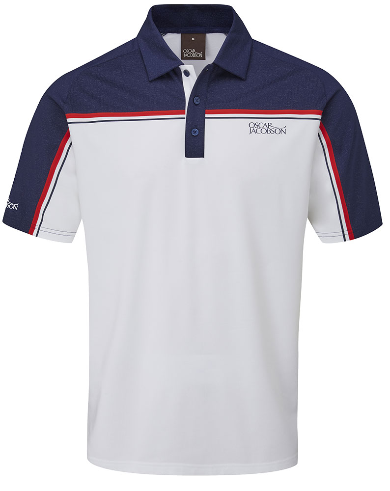 Oscar Jacobson Mens Gilman Polo Shirt - Golfonline