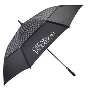 Oscar Jacobson Mens Gio Print Dual Canopy Umbrella
