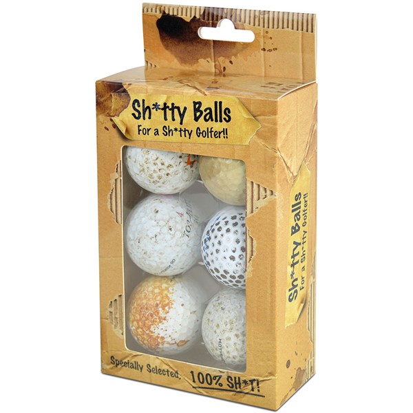 On Par Sh*tty Golf Balls (6 Balls)