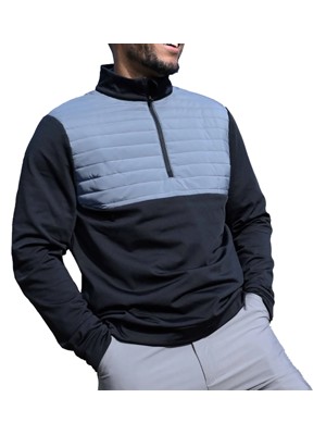 Proquip Mens Ostro Hybrid 1/4 Zip Windproof Jacket