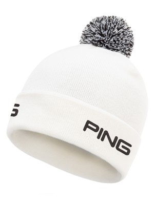 Ping Mens Cresting Knit Bobble Beanie Hat