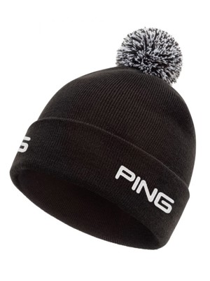 Ping Mens Cresting Knit Bobble Beanie Hat