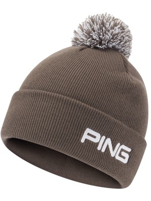 Ping Mens Cresting Knit Bobble Beanie Hat