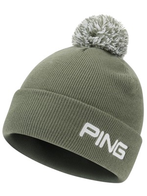 Ping Mens Cresting Knit Bobble Beanie Hat