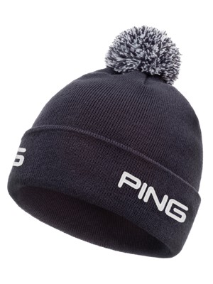Ping Mens Cresting Knit Bobble Beanie Hat