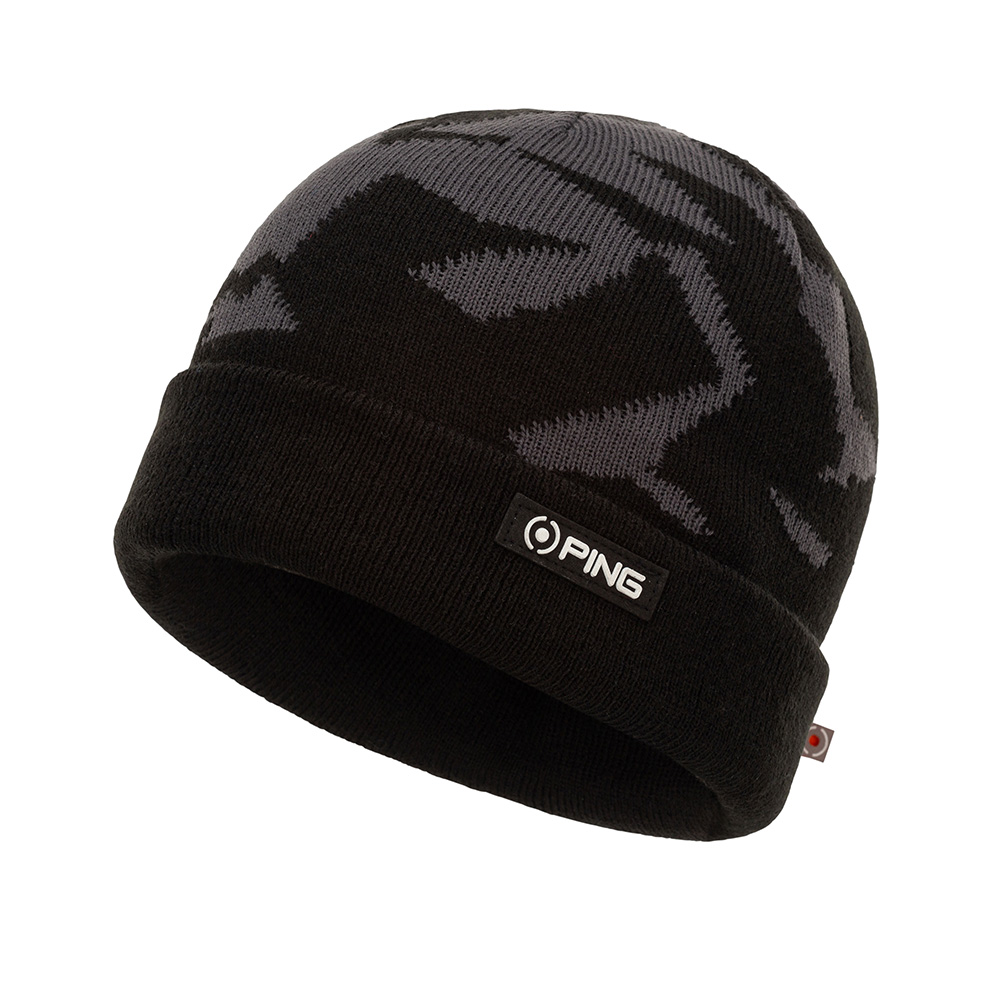 Ping Mens Camo Knit Beanie Hat - Golfonline