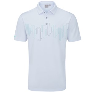 Ping Mens SensorCool Arizona Cactus Print Polo Shirt