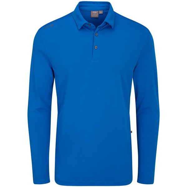 Ping Mens Lockwood SensorCool Long Sleeve Polo Shirt